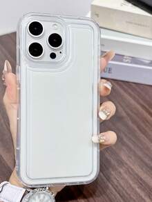 1pc Transparent Anti-Fall TPU Soft Protective Phone Case Cover Compatible With Apple 7 Plus/8 Plus/17/17 Pro/17 Pro Max/16/16 Plus/16 Pro/16 Pro Max/XR/XS Max/11/11 Pro/11 Pro Max/12/12 Pro/12 Pro Max/13/13 Pro/13 Pro Max/14/14 Pro/14 Plus/14 Pro Max/15/15 Pro/15 Plus/15 Pro Max, Fashionable/Elegant/Cute/ - Multicolor - View 2