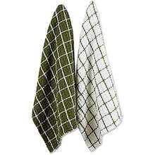 DII Washed Collection - Juego de Toallas de Cocina preencogidas Ultra absorbentes, 20 x 30 Pulgadas, , 2 Piezas(Dishtowel Set, 20x30" Salvia) - Multicolor - Ver 4