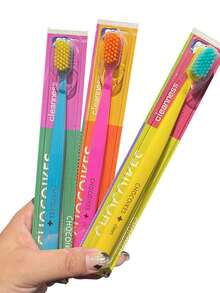 1pc Adult Toothbrush, Gum Care And Teeth Cleaning - Multicolor - View 7