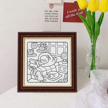 Sách tô màu Breakfast Club Bold & Simple, 24 trang, giấy dày cao cấp, sách tô màu dành cho người lớn, quà tặng Giáng sinh, Halloween, sinh nhật, Ngày thiếu nhi, đồ dùng học tập, sách tô màu thư giãn với thiết kế táo bạo và tối giản. - Câu lạc bộ bữa sáng - Xem 9