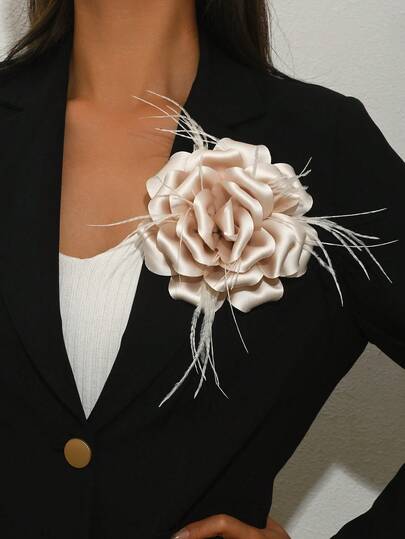 Women Brooch, Lapel Pin & Scarf Ring