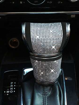 1 pieza Funda de protección de lujo de alta gama para palanca de cambios de coche brillante, Funda de protección para freno de mano, Regalo exquisito