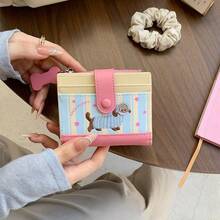 新款腊肠犬钱包 大容量短款钱包 可爱零钱包 生日礼物 女士钱包 迷你钱包 小钱包 可爱钱包 女士钱包 旅行必备证件夹 身份证夹 - 彩色 - 查看 5