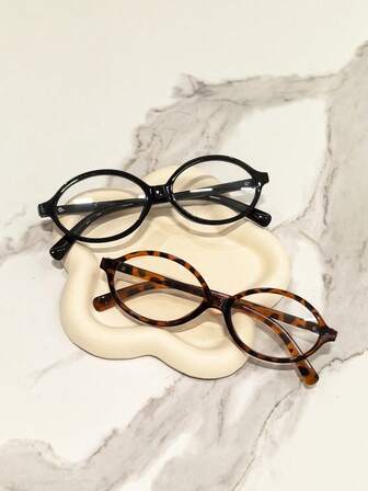 1쌍 여성용 레트로 라운드 패션 안경, 거부할 수 없는 미적 액세서리 연출. 여성을 위해 특별히 제작된 이 풀 프레임 디자인은 사무실에서 다른 바쁜 생활 환경으로 이동할 수 있는 매우 실용적인 일상 안경입니다. 처방 렌즈를 장착할 수 있습니다.