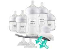 Philips Avent Natural Baby Bottle With Natural Response Nipple Newborn Baby Gift Set, SCD838/02 - Trong sáng - Xem 1