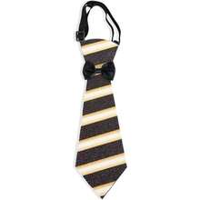 Tira dorada y blanca