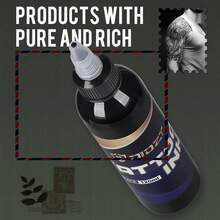 120ml High Quality Black Tattoo Ink, Deep Black Color, Long-Lasting, Rich Pigment, Suitable For Outlining And Shading, Ideal Choice For Professional Tattoo Artists, Professional Body Art Supplies