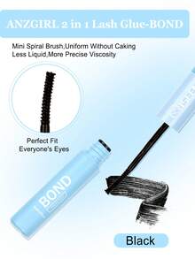 ISEEN 3PCS/2PCS/1pc Bond And Seal, Bond 5ml And Seal 5ml, Lash Glue Strong Hold Lash Cluster Glue 2 In 1 Lash Bond And Seal Long Lasting Cluster Lash Glue All Day Wear 2 In 1 Eyelash Bond And Seal For DlY Lash Extensions