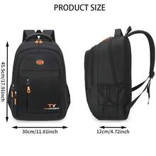 Mochila para hombres, mochila de negocios de gran capacidad para hombres y mujeres, mochila para portátil resistente a los arañazos con correas de hombro gruesas y ajustables en panal, mochila escolar con múltiples bolsillos para uso diario en la universidad, senderismo y negocios, con cremalleras duraderas y diseño cómodo para llevar en la mano. - Multicolor - Ver 5