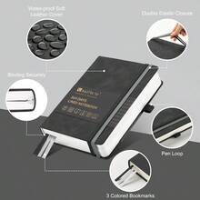 andAnd Per Se - Cuaderno de diario con forro 365 páginas A5 5.7 x 8 pulgadas papel grueso de 100 g/m² diarios para escribir cuadernos de tapa dura para mujeres y hombres - Verde - Ver 2