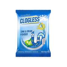 jakehoe 杰克豪管道疏通粉（25克/100克/200克/350克装），浴室及厨房管道除臭疏通剂，有效溶解顽固堵塞物，清洁用品，管道配件，假日清洁好帮手，保持管道畅通 - 彩色 - 查看 15