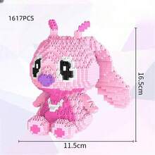 可爱粒子积木玩具 拼装积木玩具 生日礼物 万圣节 圣诞节 迷你桌面摆件 房间装饰 动漫卡通 卡哇伊 节日礼物 手办 动漫手办游戏玩具 - 彩色 - 查看 8