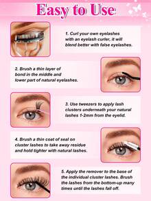 640 buc Gene False D-Curl, Machiaj Esențial DIY, Capacitate Mare, Moi și Naturale, Potrivite pentru Începători, Groase și Pufoase, Set de Gene Individuale, De Lungă Durată și Dense, Stiluri Mixte, Potrivite pentru Începători și Utilizare Zilnică, Aplicabile pentru Nunți, Petreceri, Cosplay și Festivaluri de Muzică (80D/100D/50D/60D/30D/40D) - Multicolor - Vizualizare 8