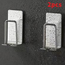 Stainless Steel Toothbrush Holder, No Drill Bathroom Toothbrush & Cup Organizer Wall Mount - Silver - View 10