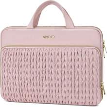 13.3 Pulgadas Funda Portátil,13-13.3 Pulgadas Laptop Bolsa Compatible con MacBook Air 13 13.6 M4 M3 M2 M1/Pro 13/14, HP   ASUS,Espigas de Trigo Manga Acolchada con Asa&Bolsillo,Rosa,36682291 - Marrón Mocha - Ver 1