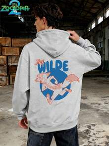 Sudadera con capucha estampada con el personaje Stitch de la serie Disney Zootopia, sudadera holgada de manga larga con cordón, sudadera estampada Disney para otoño/invierno (sudadera con capucha para hombre, sudadera negra, sudadera blanca, sudadera de invierno, sudadera gris, sudadera de invierno para hombre, sudadera talla grande)