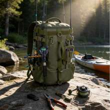 1PC Waterproof Bait Bag - Multi Functional Large Capacity Fishing Storage Bag, Suitable For Fishing, Hiking, Camping, And Daily Use