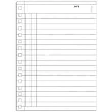 Maruman MNEMOSYNE - Cuaderno de 9.06 x 5.83 pulgadas (vertical A5), cuadrado de 5 mm, doble cara, 70 hojas (N165)(Doble alambre 5.83" x 4.13" (Special ruled)) - Multicolor - Ver 6