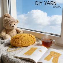 DIY Yarn, 50g/Pc, Perfect For Hand Knitting, Hand Weaving, DIY Crafts, Knitting, And Crochet, Soft & Versatile, Used For DIY Crocheting And Knitting Bags - 1 Group Pack - View 7