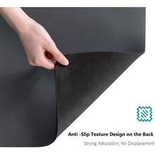 XISH YAYUSI Tapete Para Secar PlatosTapete De Secado De Platos Para Encimera De Cocina 16 x 24 Pulgadas Súper Absorbente Para Cocina Tapete De Café Para Encimeras Antideslizante Y Secado Rápido Negro - TMLSD-03+61 x 40,6 cm - Ver 4
