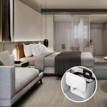 1pc Wall-Mounted Trash Can For Home, Bathroom, Toilet, Kitchen, Living Room, And Bedroom – Large Capacity Paper Basket, Space-Saving Waste Bin, Stylish Wall-Hung Garbage Container, Durable Kitchen Accessory For Hotel Use, Easy-Clean Design, Multi-Room Mounting, Modern Organization Solution - Multicolor - View 8