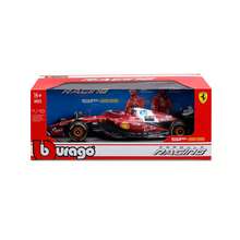 Burago 1:43 比例模型车，适用于 2025 年 Oracle F1 RB21 赛车，车手 #1 马克斯·维斯塔潘，车手 #22 角田裕毅，一级方程式赛车压铸模型 - #16 SF25 W/Helmet - 查看 7