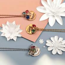 Custom Multiple Birthstone Necklace Grandma Birthday Gift Personalized Emerald Gift For Her Family Handmade Gift For Mom