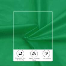 Green 6 Pack Plastic Table Cloth 84\, Disposable Round Tablecloth Table Cover, Plastic Tablecloths For Parties,Round,Green - Green - 查看 5