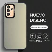 Funda de teléfono compatible para Samsung Galaxy A13 5G/A04s Carcasa metálica de silicona colorida de lujo efecto aurora a prueba de golpes cobertura completa protección contra huellas dactilares NT003 - Negra - Ver 2