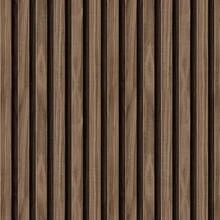 Adhesive Wallpaper With Rustic Oak Wood Ribbed Pattern And Thin Strips - Multicolored 27 - View 7
