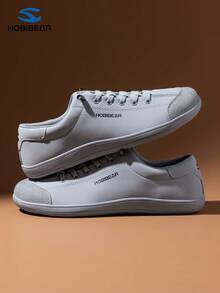 HOBIBEAR Wide Toe Box Minimalist Barefoot Shoes, Single-Strap Design, Unisex, Simplistic & Breathable, Comfortable Trail Running Shoes, PU Leather Upper - Gray Blue - View 6