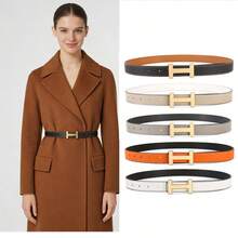 1pc Women's Casual PU Leather Belt, Suitable For All Seasons - Multicolor - View 2