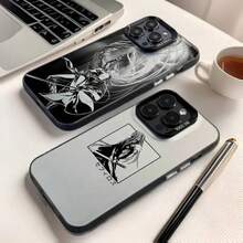 Funda de teléfono Final F-Fantasy Sephiroth para 17,16,15,14,13,12,11,Pro,Max,Plus, anti-caída, negra mate dura - Z8 - Ver 1
