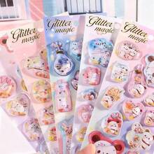 可爱动物软萌捏捏乐贴纸，减压贴纸，适用于DIY剪贴簿、吉他、手机壳、笔记本电脑装饰 - 彩色 - 查看 6