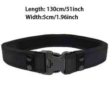 2-In-1 Tactical Waist Belt - Durable Nylon, Quick Release, Adjustable Buckle, Suitable For Survival, Hunting And Tactical Use, Tactical Gear