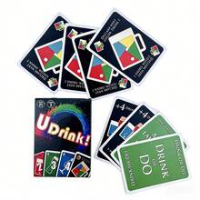 Party Drinking Game Cards - Run Fast, Fun Board Game For Game Night - Couples' Games, Singles' Party Games - Black - View 5