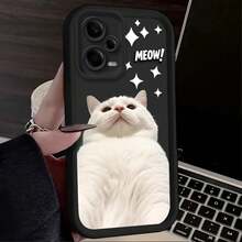 Funda de teléfono con bonito gatito y gato negro para Xiaomi Redmi Note 13 14 12 11 Pro Plus 5G 14S 12S 11S 10S 10 9 Redmi 14C 13C 12C 12 4G Etui - 6 - Ver 3