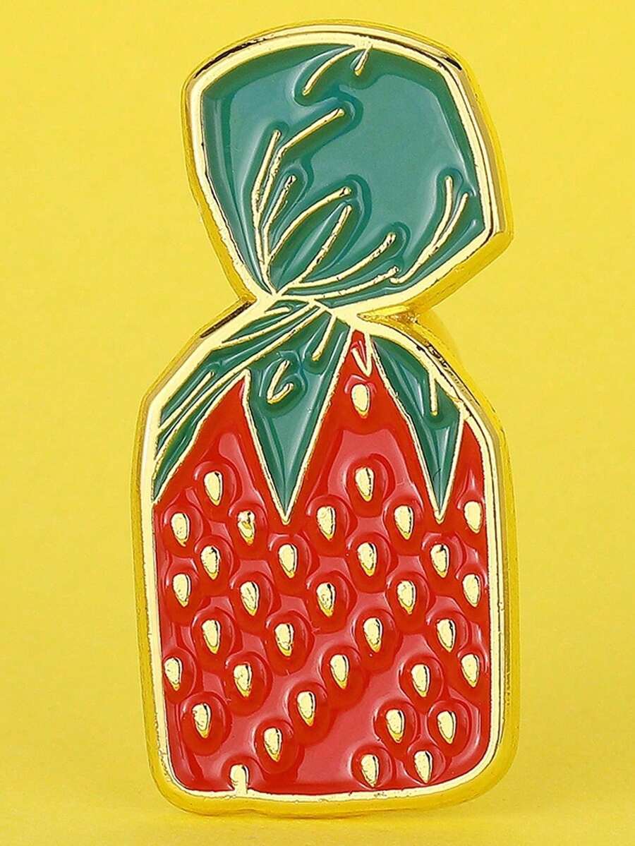 A Zinc Alloy Enamel Pin, Unique Fashion Brooch, Creative Backpack, Hat, Jacket Accessories, Men's And Women's Birthday Gifts, Novel Clothing And Jewelry - 1pc - 查看 1