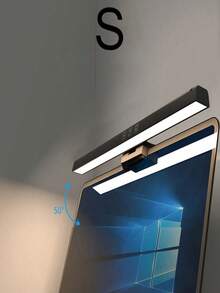 1pc 50cm/30cm Black/White Computer Monitor Light Bar, Clip-On Screen Lamp, LED Screen Light Strip For Study, Reading And Work Area, Dimmable Timer Display Lamp, Suitable For Desk/Office/Home/Gaming Touch Screen, Eye Protection Monitor Clip Light - Multiple Styles - View 13