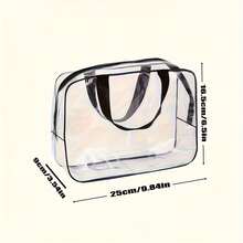 2pcs Thick Transparent Storage Bags With Sturdy Zipper And Handle - Large Plastic Storage Bags, Suitable For Travel, Toys, Clothes, Blocks, Supplies Etc. - Durable Multipurpose Rectangular Storage Bags (Can Be Used For Other Purposes), Storage Baskets - Multicolor - View 7