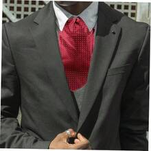 GAROZATION Accesorios de disfraces Correas de amarre correa de amarre bufanda para hombre corbata Polister - Rojo oscuro - Ver 5