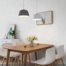 1卷丝绸壁纸，压纹，自粘，撕贴式壁纸，可移除家居装饰乙烯基橱柜台面，家具台面，纯色货架纸，丝绸质感壁纸 - 白色 - 查看 8