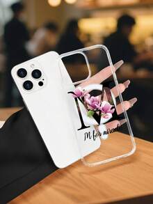 Lujo Ligero Estilo y BellezaM para milagro Funda de Teléfono Transparente con Compatibilidad de Carga Inalámbrica Magnética Compatible con 17 17PROMAX 17PRO 16PROMAX 16PRO y Todos los Modelos Impresc - transparente - Ver 4