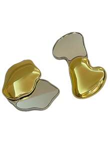 Nhiều kiểu dáng, 1 gương trang điểm cầm tay hình trái tim, gương nhỏ gọn hai mặt chống vỡ, tối giản, gương trang điểm du lịch, gương bỏ túi, gương nhỏ, gương trang điểm gấp gọn dễ thương. Hoàn hảo cho phòng khách, phòng ngủ, trang trí phòng tắm, vật dụng cần thiết khi đi du lịch, quà tặng sinh nhật, tiệc cưới. Lý tưởng cho nam giới, mẹ, bố, bạn thân, giáo viên. Quà tặng năm mới, phụ kiện thú vị, quà tặng vui nhộn. - Bạc - Xem 10