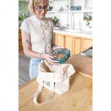 YQQ Ello DuraGlass - Contenedor de Vidrio para Almacenamiento de Alimentos Recipiente para Preparar Comidas con Funda de Silicona y Tapa hermética 5 Tazas Color Verde Azulado5735 - Berro - Ver 2