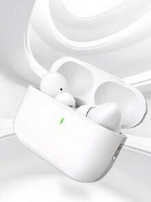 2025 New Wireless Earbuds, Bluetooth 5.3 In-Ear Headphones, Powerful Bass, Extra-Long Battery Life, With Microphone, Suitable For Laptops, Tablets, Smartphones, Fitness Activities. Christmas/Gift/New Year Gift - White - View 2