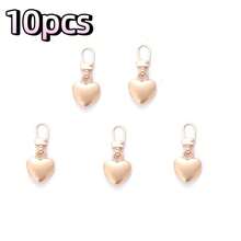 5pcs/10pcs Heart-Shaped Multi-Purpose Metal Detachable Zipper Pulls Replacement Zipper Sliders Repair Kit, For Luggage, Handbags, Backpacks, Jackets - Multicolor - View 18