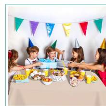 Ivory 6 Pack Plastic Table Cloth 54\ X 108\, Disposable Tablecloths Rectangle Table Cover, Plastic Tablecloths For Parties,Rectangle,Ivory - 象牙 - 查看 7