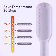 Hailicare 32毫米深波浪电卷发棒，4档可调温度，快速加热，持久定型，法式卷发器，蛋卷式离子卷发棒，防烫发夹，30分钟智能断电保护，操作简便，小巧轻便，圣诞礼物 - 美規A型插(110-127V) - 查看 4