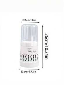 1pc Adjustable Wall-Mounted Chopstick Holder With Cover - Space-Saving Dustproof Cutlery Storage Box For Spoons, Forks, Knives - Plastic Kitchen Organizer, Compact Design Fits Tight Spaces, Thoughtful Accessory (Plaid Pattern)